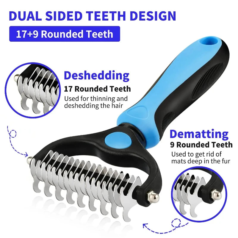 MyWagWell ShedAway™ Self-Cleaning Deshedding Brush