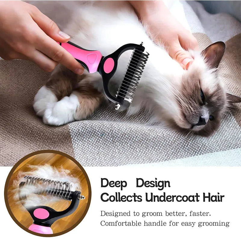 MyWagWell ShedAway™ Self-Cleaning Deshedding Brush