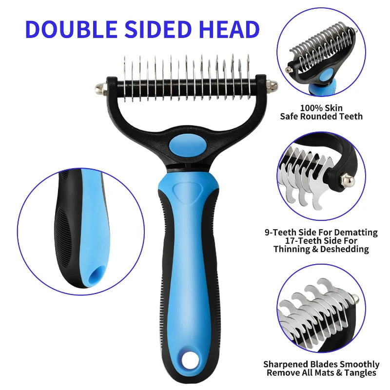 MyWagWell ShedAway™ Self-Cleaning Deshedding Brush